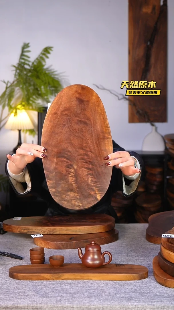 木北美黑胡桃原木.干裂疤结不属于商品质量问题完美主义者慎拍
