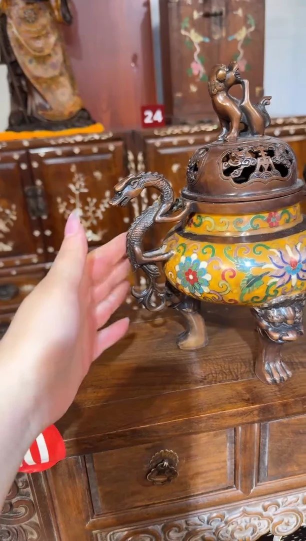 木木头款双龙香炉（黄）950.888888888