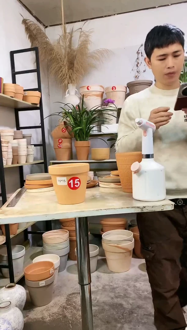 【闪购商品】红陶15*14红陶国际 2盆无托