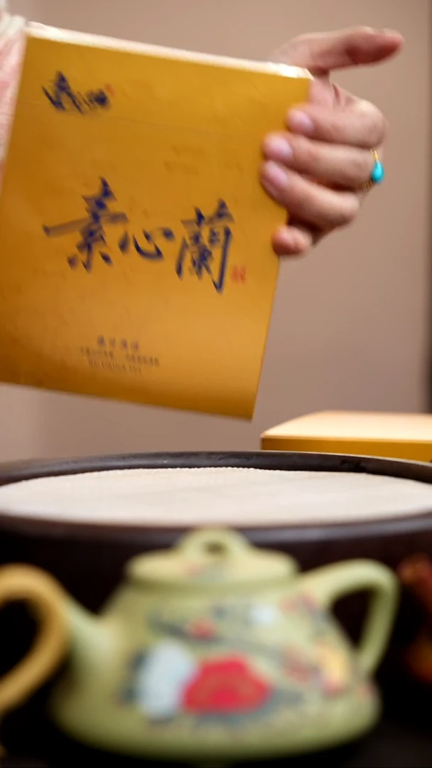 茶壶紫砂红茶素心兰10小包套装83g