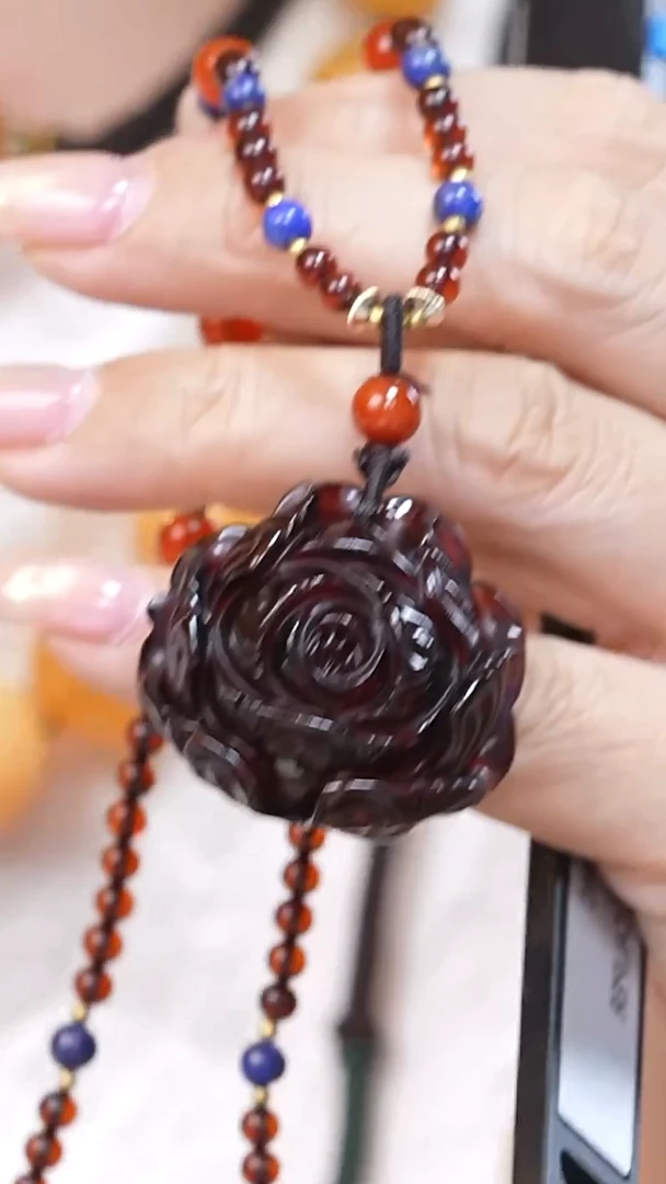 琥珀颈饰未镶嵌3135天然蜜蜡珠宝奇石云端妖孽全部保真