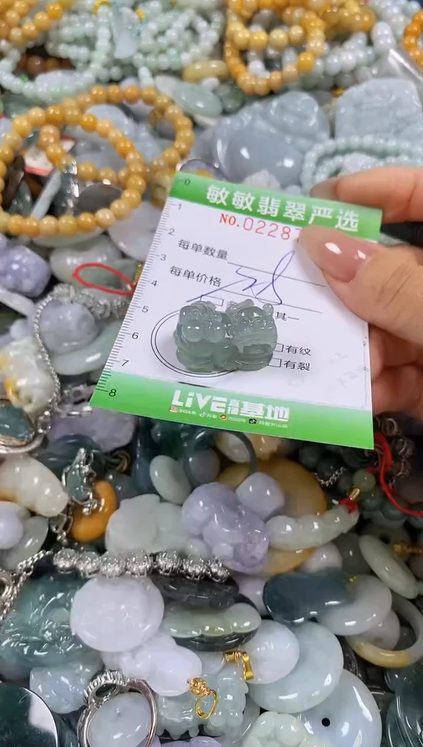 翡翠未镶嵌颈饰闪购0228756多样性发其一