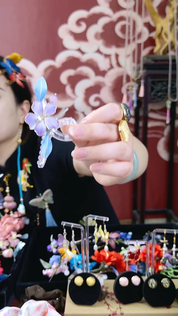 刺绣非遗绒花002
