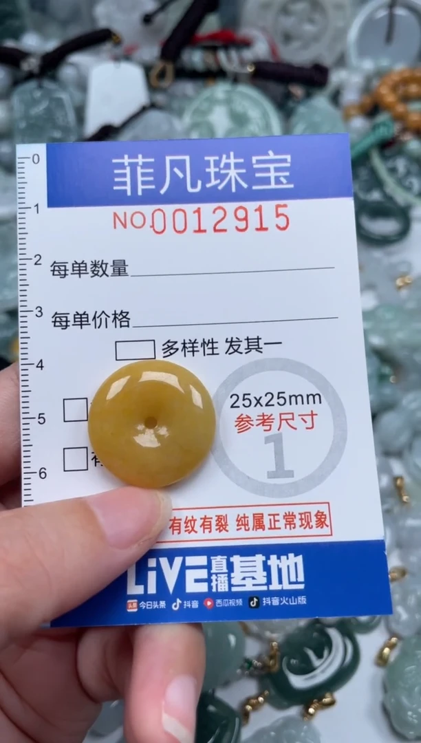 颈饰未镶嵌翡翠12915