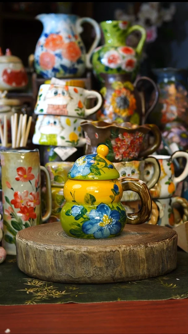 陶瓷86景德镇手工手绘釉下彩