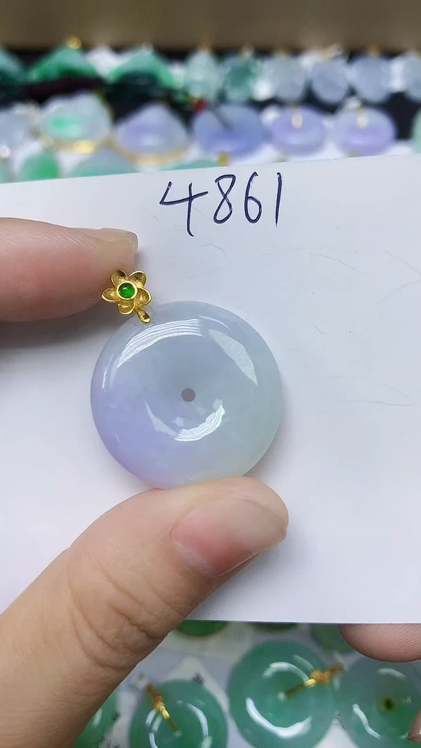 翡翠未镶嵌颈饰天然缅甸翡翠A货