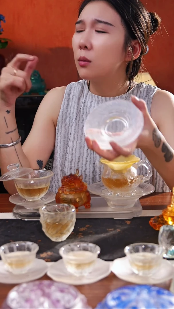 乐**中原矿水晶玄冰杯垫