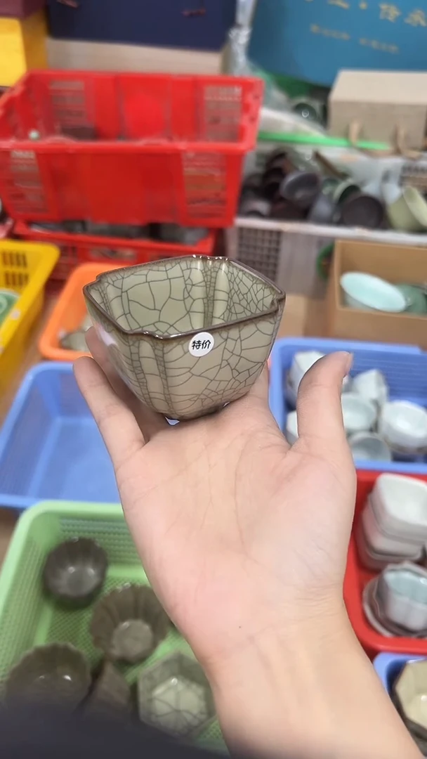 龙泉云间青瓷小米茶器