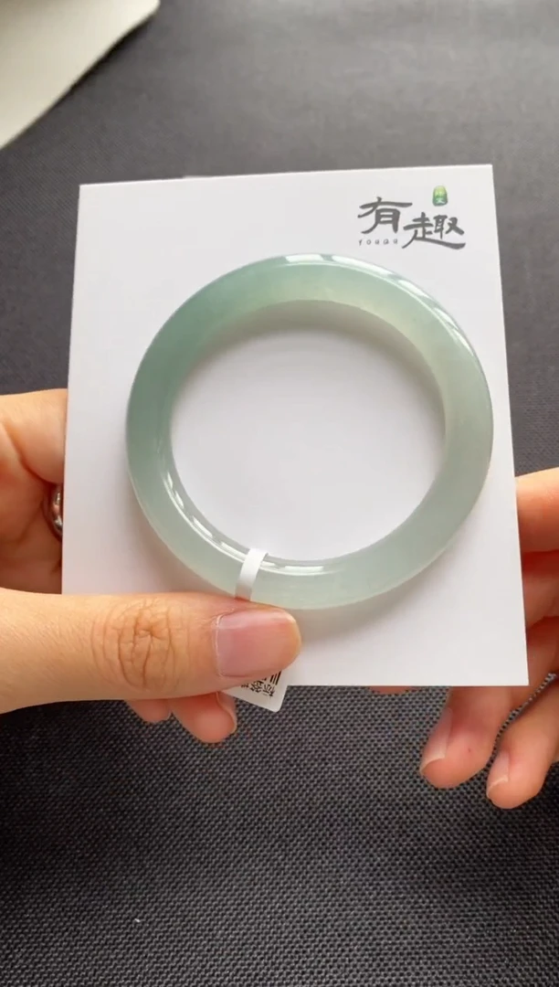 未镶嵌手镯翡翠53.6圆条
