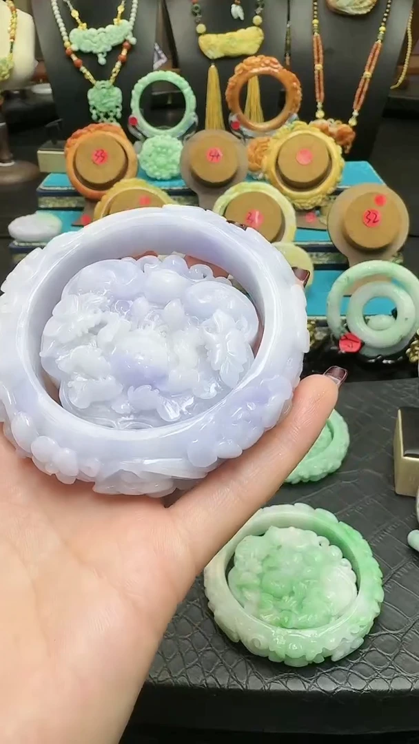 【闪购商品】翡翠手镯未镶嵌套镯