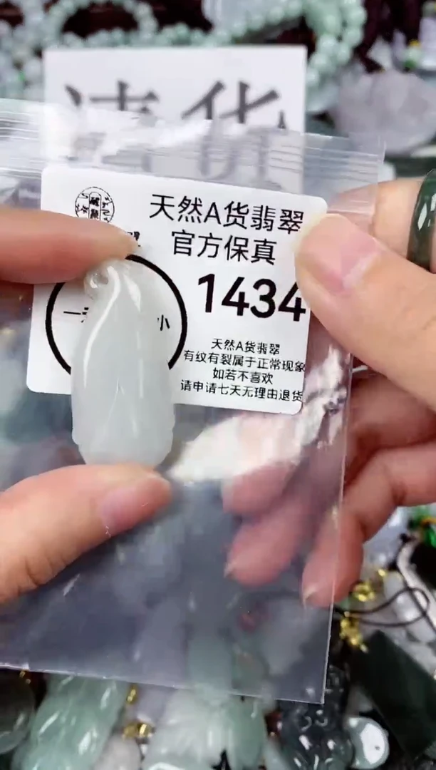 【闪购商品】翡翠颈饰未镶嵌天然A货翡翠1434
