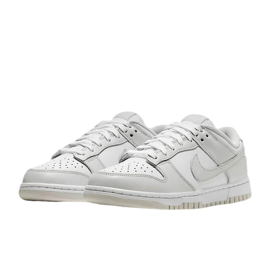 nike/耐克官方白灰dunk low女款流光风运动休闲板鞋-DD1503-103