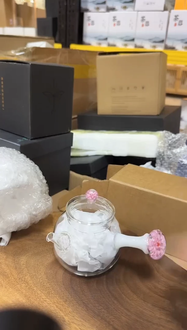 【闪购商品】唐韵侧把壶高硼硅