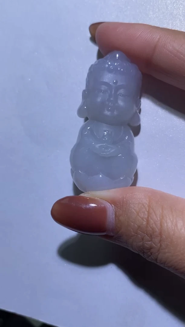 颈饰未镶嵌翡翠健****使阿弥宝宝佛