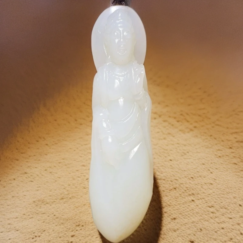 和田玉未镶嵌吊坠(不含链)