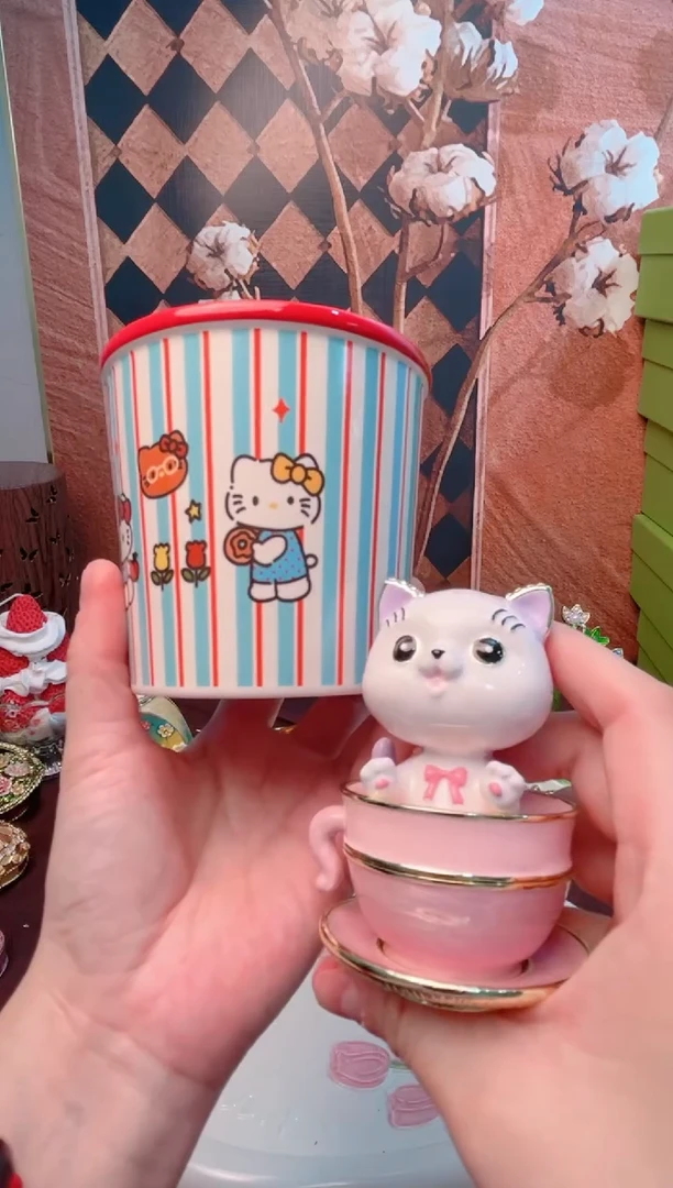 锌合金珐琅彩首饰盒摆件默认微瑕不退不换～