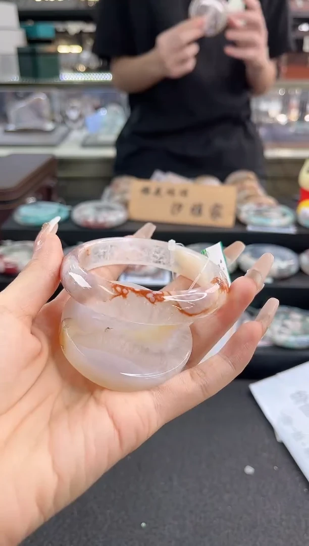 未镶嵌手镯石英质玉59圈口 （赠品镯心）3540364