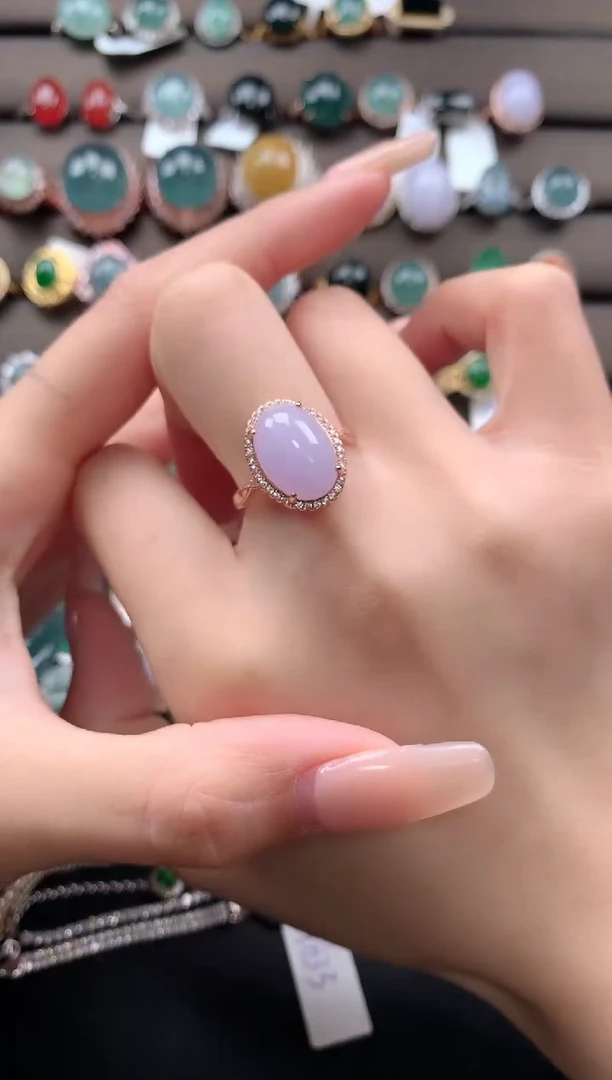 【闪购商品】翡翠戒指银S925镶嵌32321321