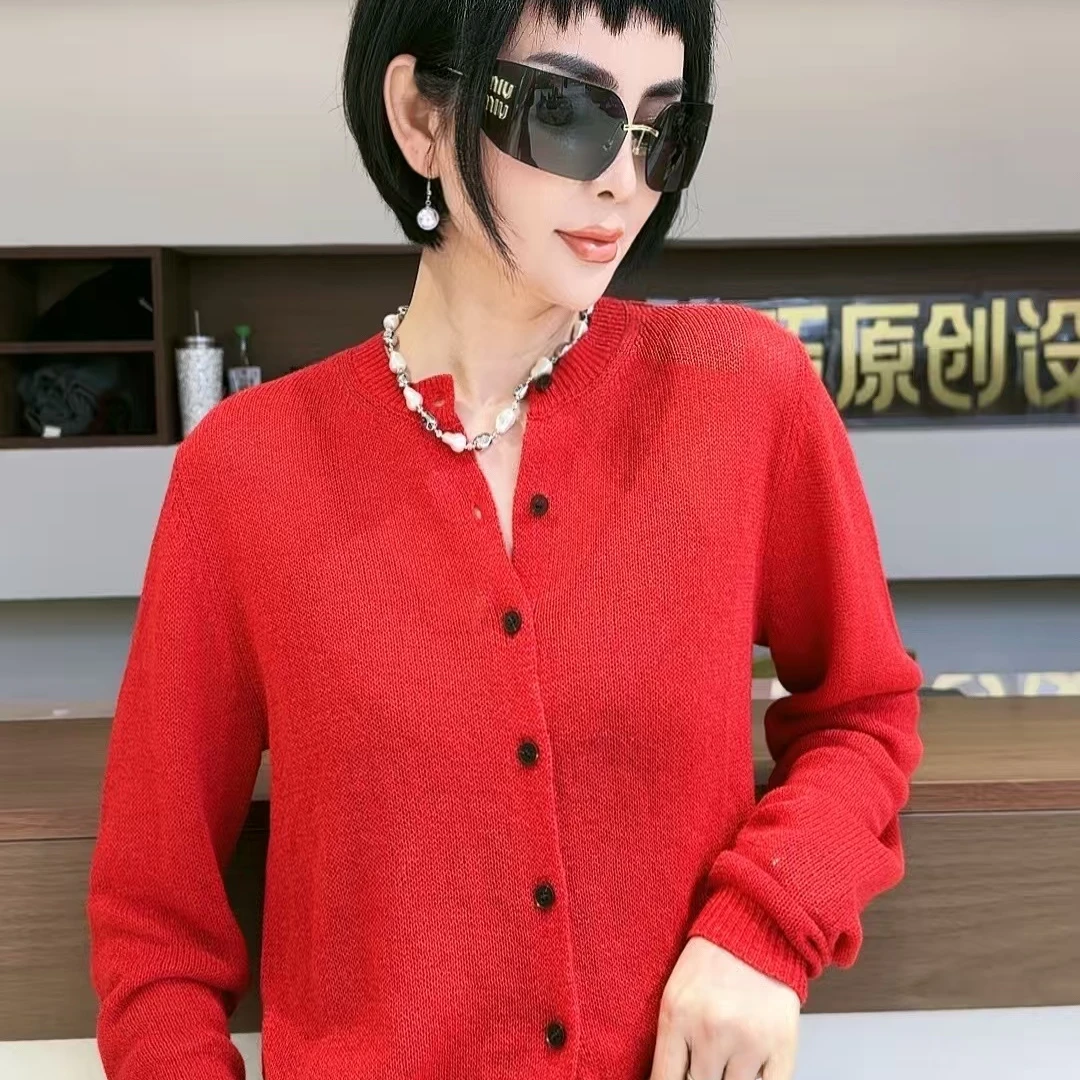 迷巧时尚2025春季新款网红百搭长袖开衫