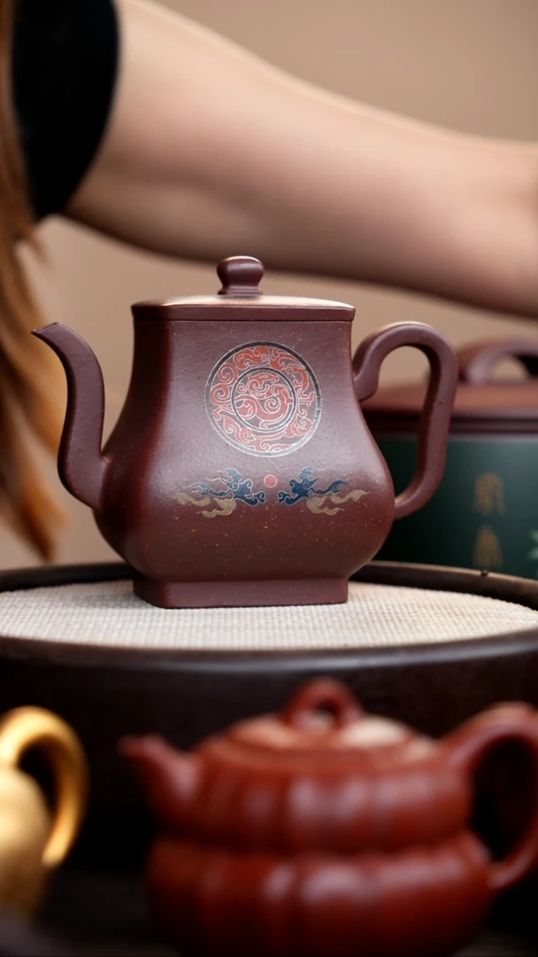 茶壶紫砂高端礼盒壶3个/015