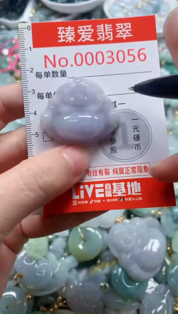 翡翠未镶嵌吊坠(不含链)3056
