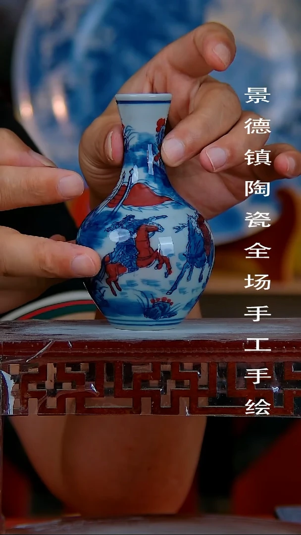 摆件景德镇陶瓷 全场手工手绘