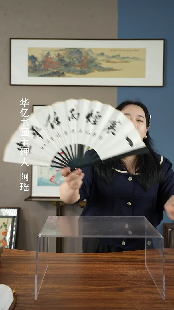 书法W一蓑烟雨任平生/扇子