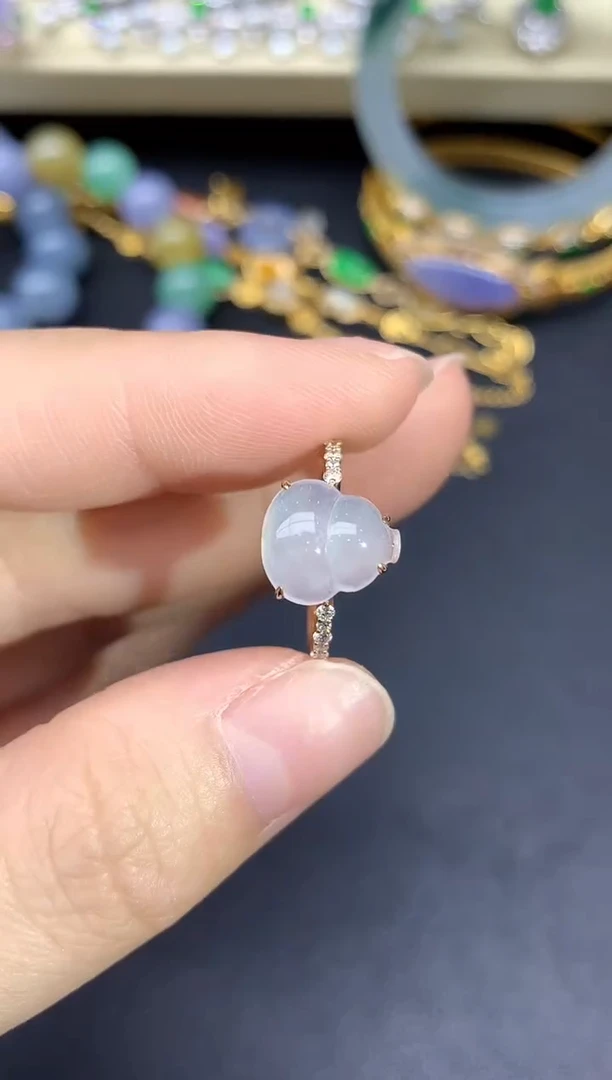 未镶嵌戒指翡翠216-雪姐翡翠天天见