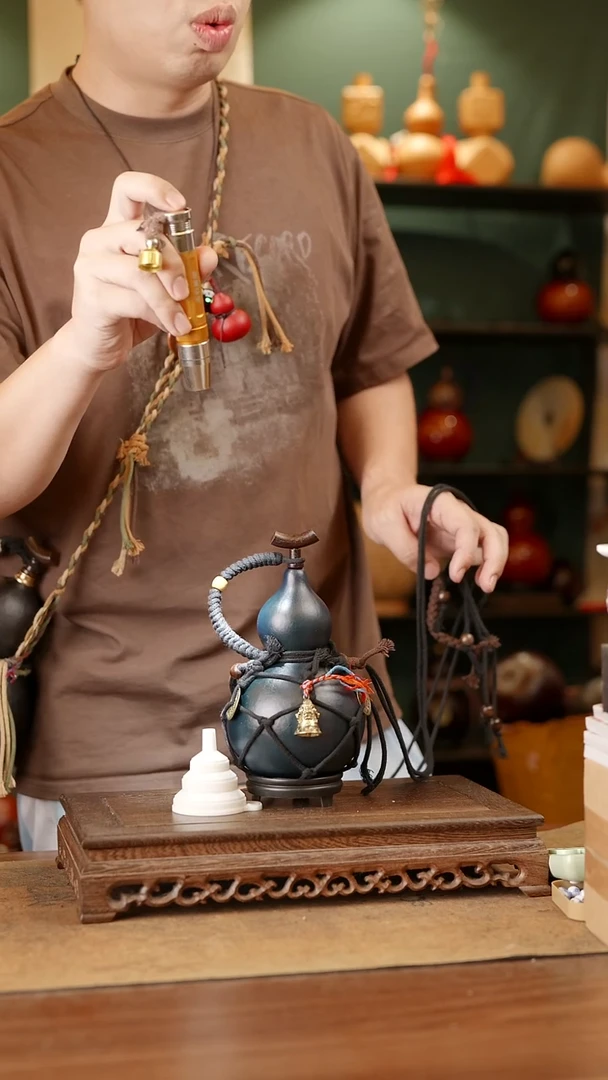 11号精品天然大漆酒葫芦一物一拍~