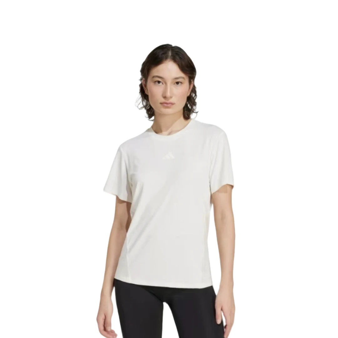 adidas/阿迪达斯凉感透气健身圆领短袖T恤女夏季新款 JZ6282