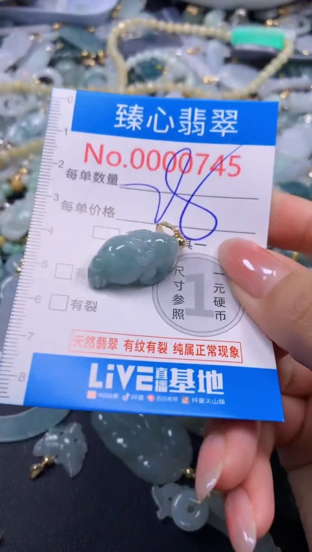 颈饰未镶嵌翡翠745