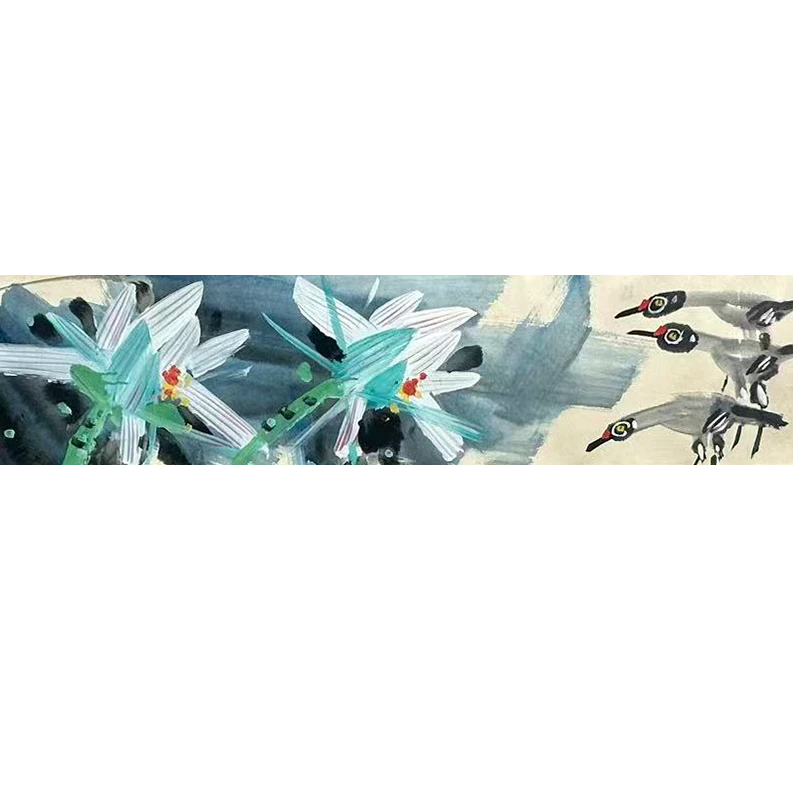 DY14334 花鸟手卷 纸本 174*24