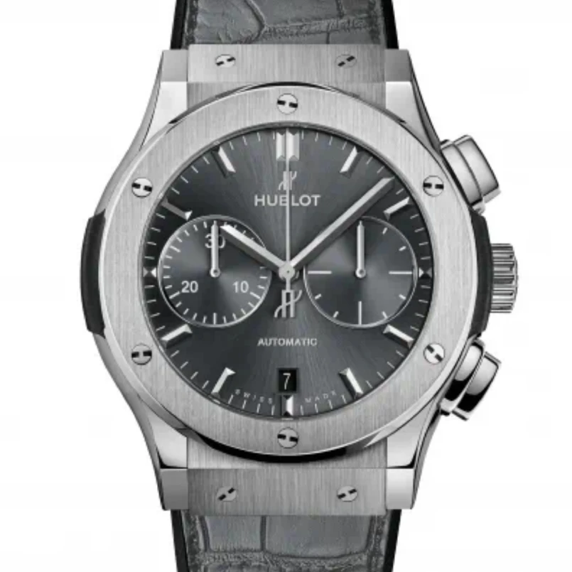 95新 Hublot/宇舶表 经典融合521/表径45mm/灰面钛金属/自动机械