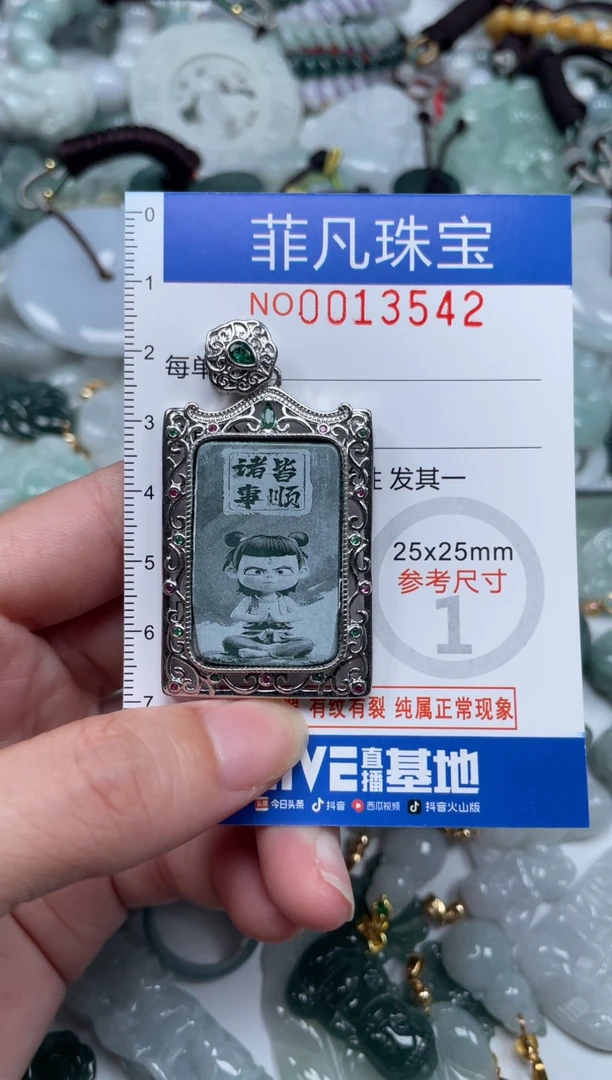 颈饰未镶嵌翡翠13542