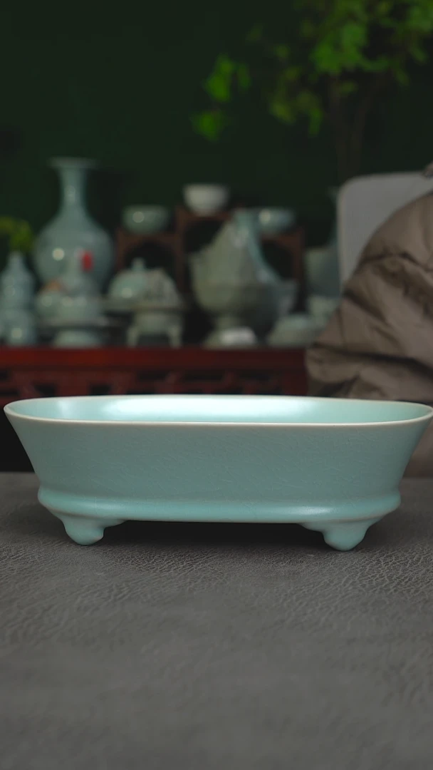 仿古件水仙盆  23.8一级品微瑕-二