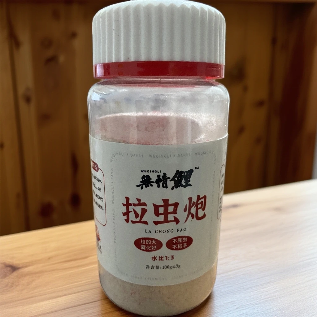 无情鲤拉虫炮红虫伴侣四季通用鲫鲤鱼钓鱼饵料拉的大雾化好