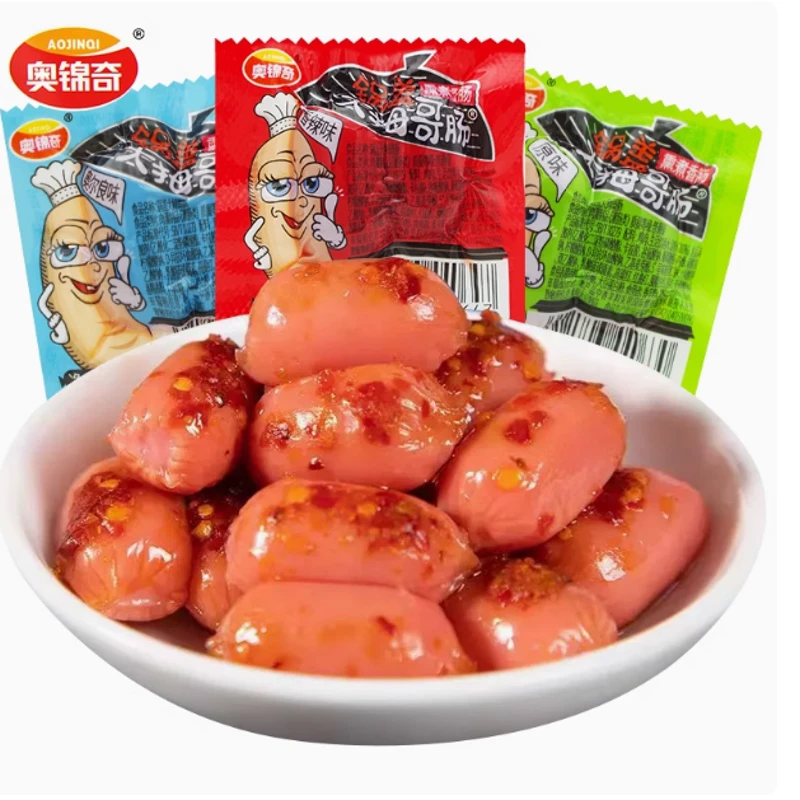 奥锦奇大拇哥肠小火腿肠迷你台式烤肠火腿肠子弹肠小肉枣热狗
