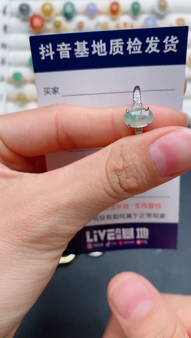 【闪购商品】翡翠戒指银S925镶嵌..............