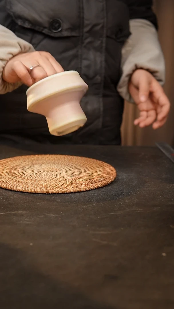 【闪购商品】瓷片泥泥手工花盆口7