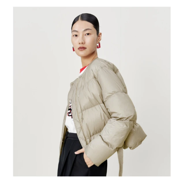 【达人专享】Marisfrolg/玛丝菲尔羽绒服外套短款轻薄A1CX1062Y