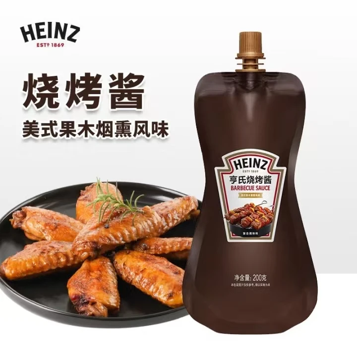 【保质期至25.7.17】亨氏烧烤酱200g*2袋