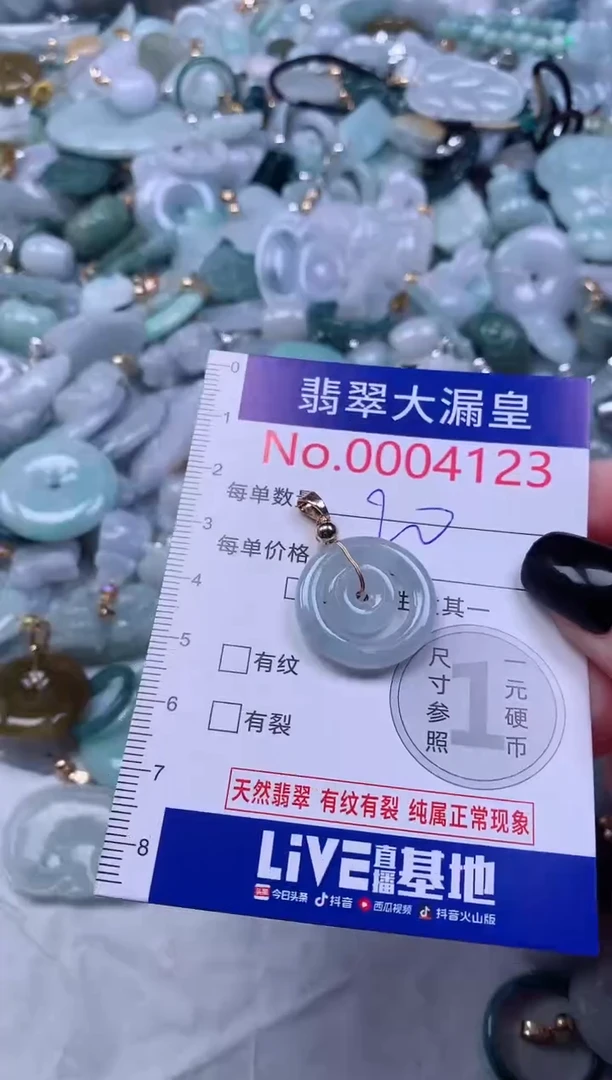 颈饰未镶嵌翡翠4123