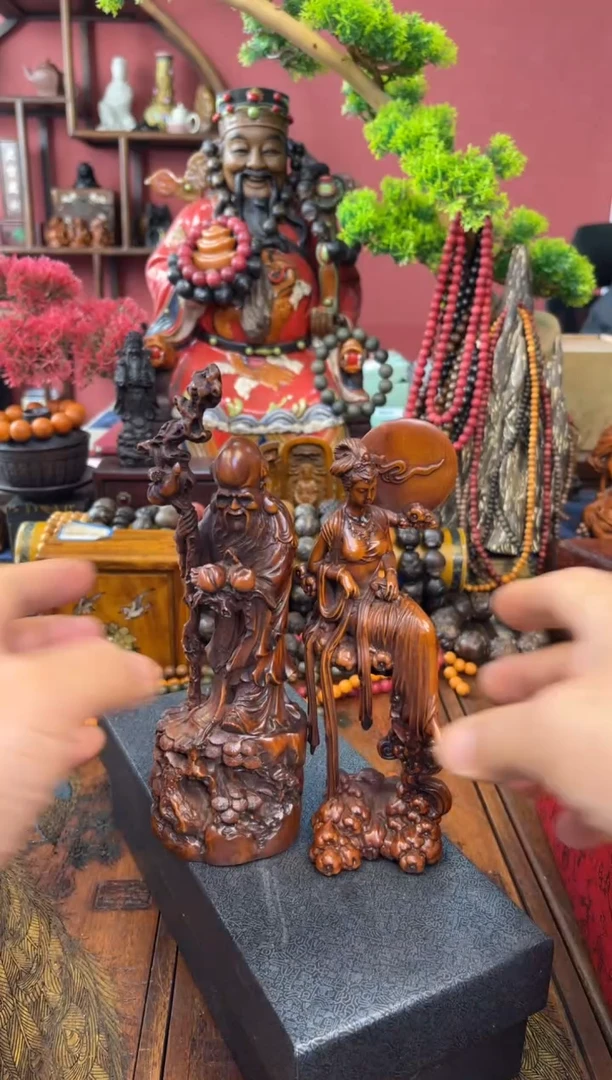 【闪购商品】妍妍清空编号：113-寿老人木摆