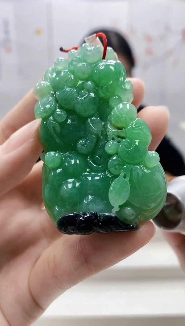 未镶嵌定制翡翠4812ry-毛货挂件56