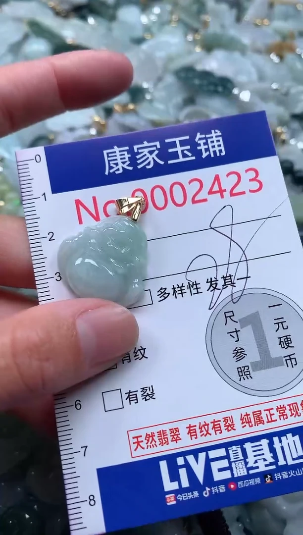 【闪购商品】翡翠吊坠(不含链)未镶嵌2423