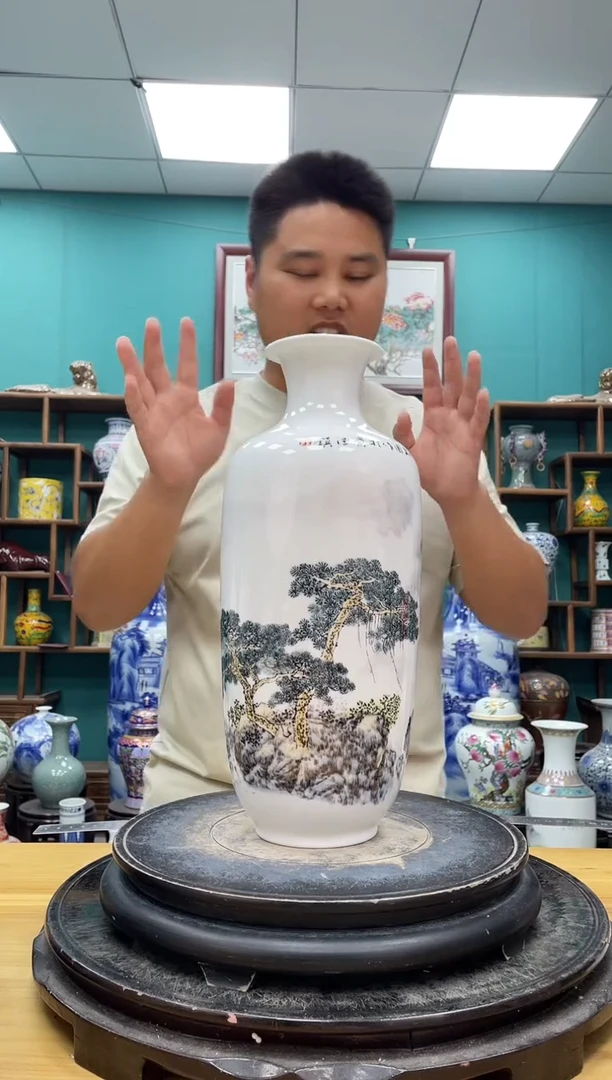 摆件301山水陶瓷摆件