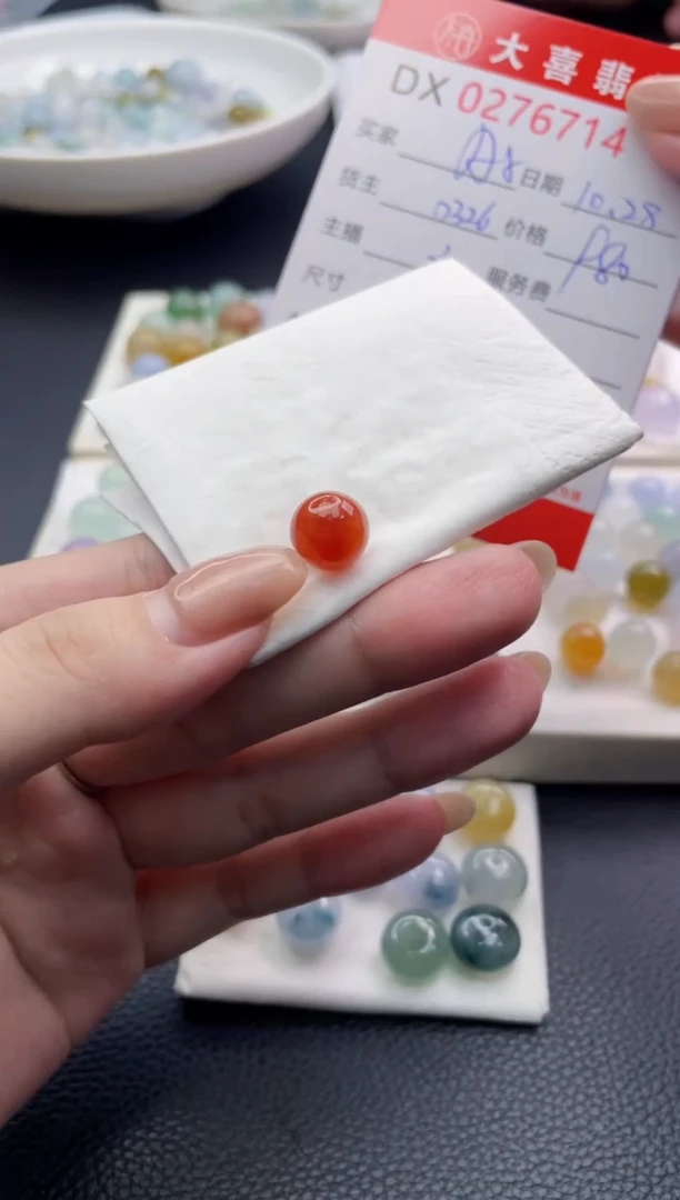 未镶嵌定制翡翠丸*珠子