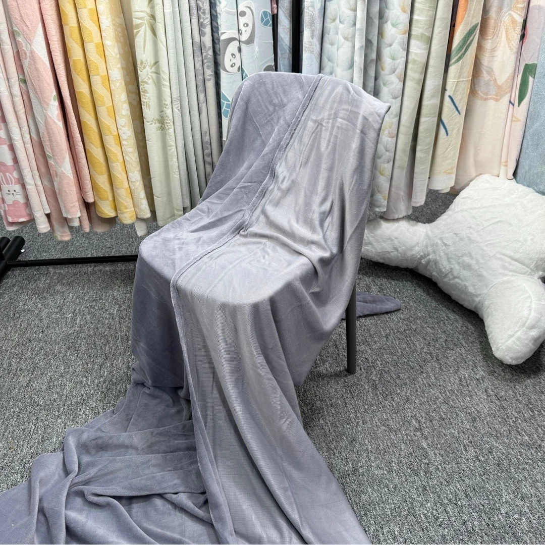 单面牛奶绒 纯色深灰 柔软亲肤 简约时尚 床单 180*230