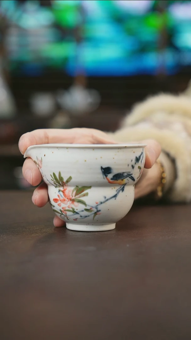 【闪购商品】杯景德镇陶瓷杯碗柴烧多人