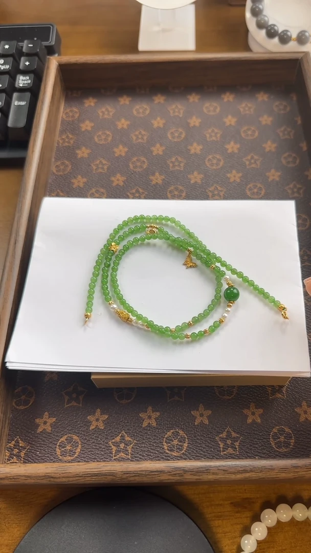 【闪购商品】和田玉颈饰未镶嵌碧玉万能链